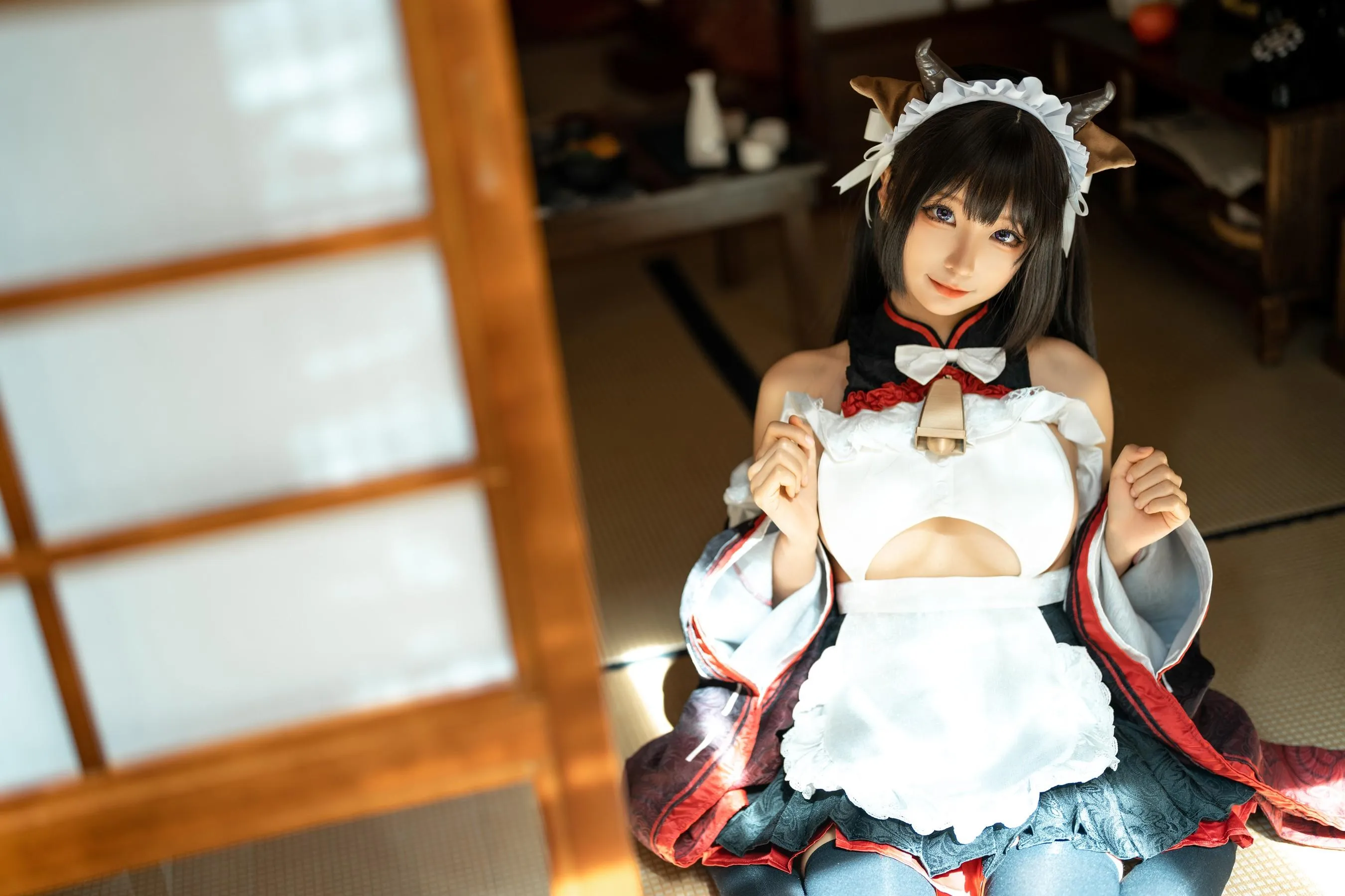 蠢沫沫 – NO.217 牛牛女仆 [16P]插图3